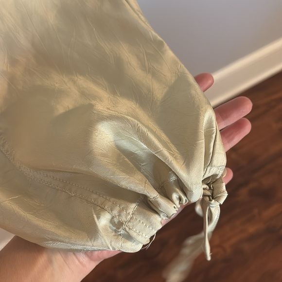 Miss Love Gold/Beige Drawstring Parachute Pants - Picture 2 of 6